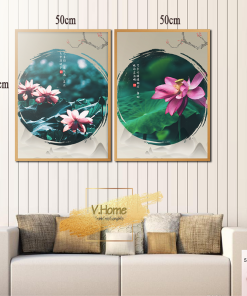 tranh hoa sen đẹp