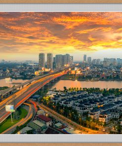 tranh phong cảnh thành phố