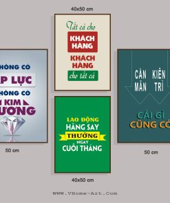 Tranh động lực treo công ty