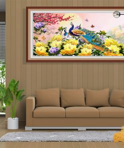 tranh sơn dầu làng quê