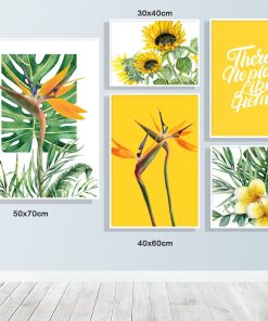 trang hoa treo tường