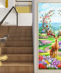 Tranh treo tuong cau thang