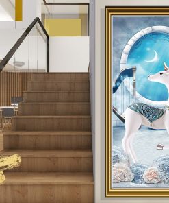 Tranh treo tuong cau thang