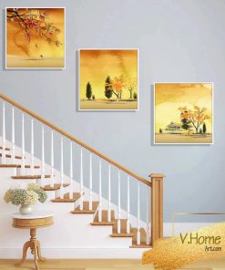 Tranh treo tuong cau thang