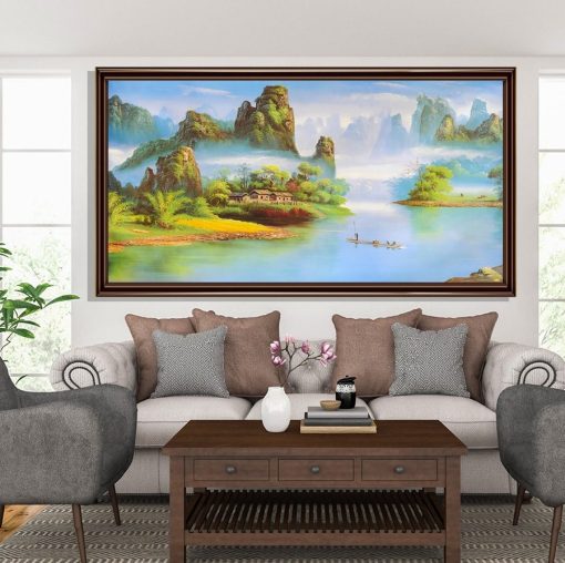 Tranh làng quê đẹp
