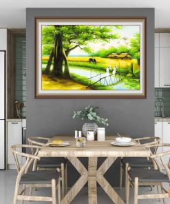 Tranh phong cảnh đồng quê Việt Nam