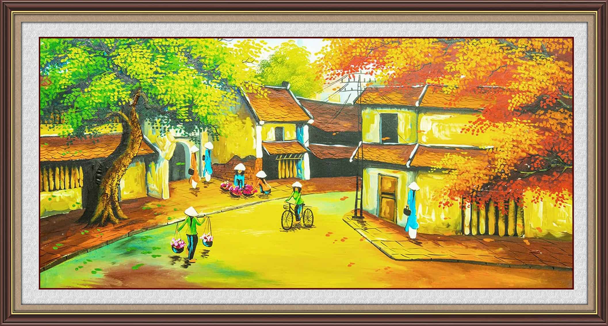 tranh đồng quê Việt Nam