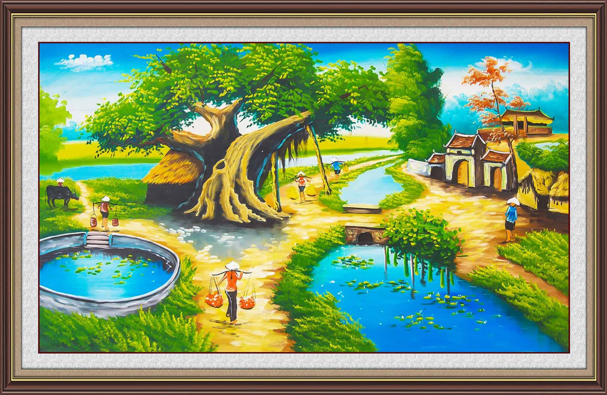 tranh dong que viet nam