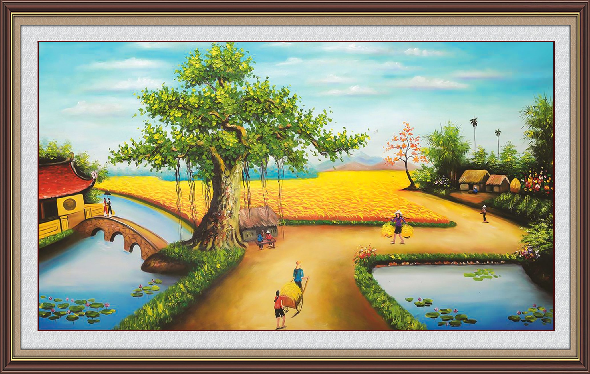 tranh dong que viet nam