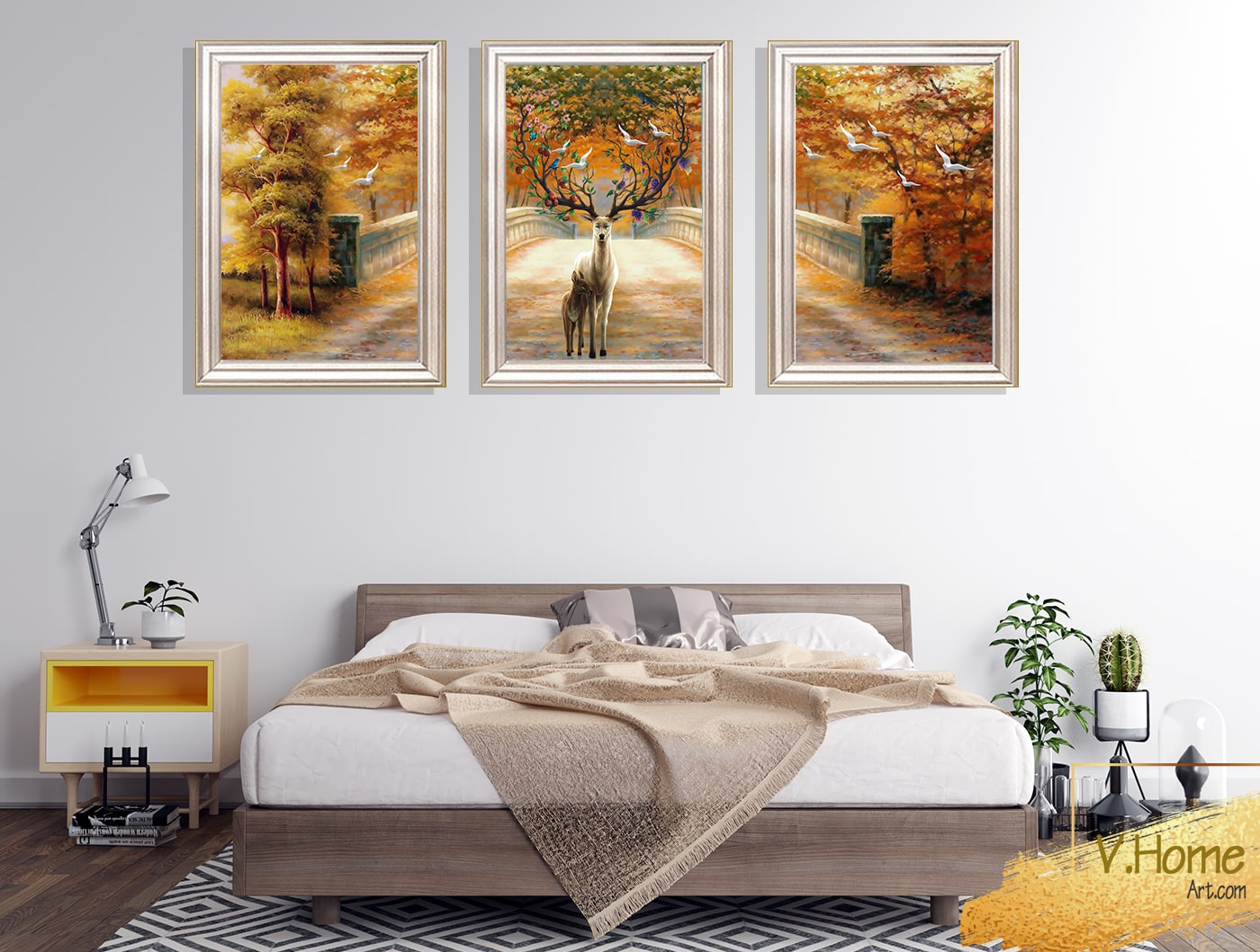 Tranh phong cảnh đơn giản