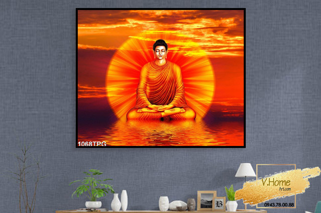 Tranh Phật Thích Ca chân dung đẹp - VHome Art