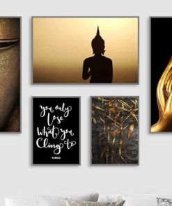 Tranh bộ cho phòng thờ theo phong cách hiện đại