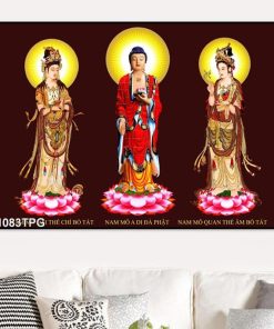 Tranh Tây Phương Tam Thánh