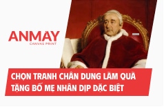 Chọn tranh chân dung làm quà tặng bố mẹ nhân dịp đặc biệt