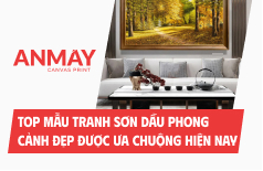 Top mẫu tranh sơn dầu phong cảnh đẹp được ưa chuộng hiện nay