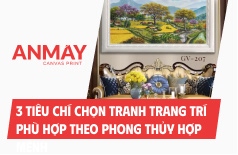 3 tiêu chí chọn tranh trang trí phù hợp theo phong thủy hợp mệnh