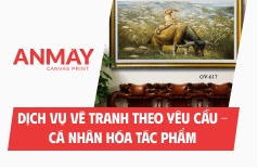 Khách hàng nhận tranh vẽ theo ý tưởng cá nhân