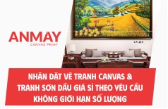 Nhận đặt vẽ tranh canvas & tranh sơn dầu giá sỉ theo yêu cầu | Không giới hạn số lượng