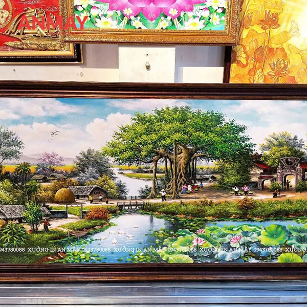 Tranh canvas treo tường cầu thang | Điểm nhấn cho mỗi bước chân 2 Tranh canvas treo tường cầu thang phong cách hiện đạ