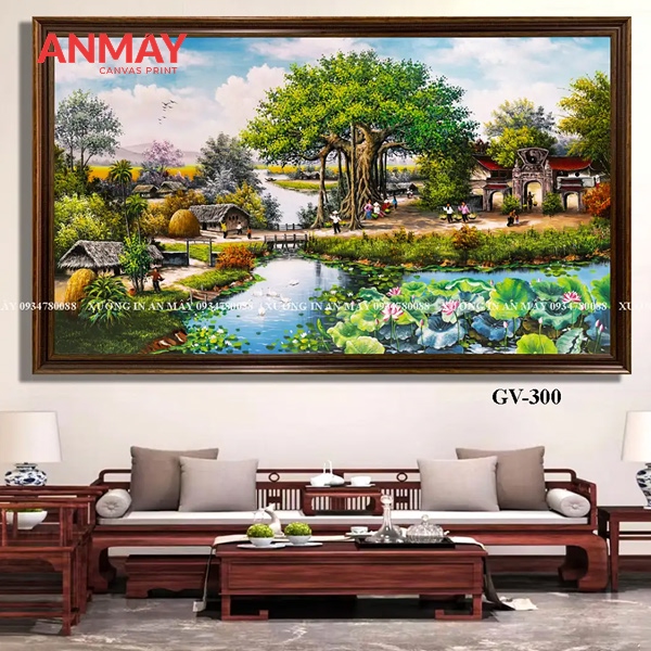 Tranh sơn dầu cao cấp tạo điểm nhấn sang trọng cho không gian 4 Phòng làm việc với tranh sơn dầu kết hợp nội thất hiện đại và cổ điển