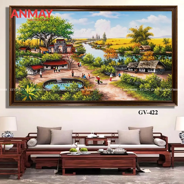 Tranh sơn dầu cao cấp tạo điểm nhấn sang trọng cho không gian 5 Bức tranh sơn dầu thể hiện phong cách cá nhân của gia chủ