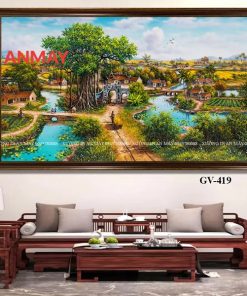 Dịch vụ giao hàng và lắp đặt tranh sơn dầu